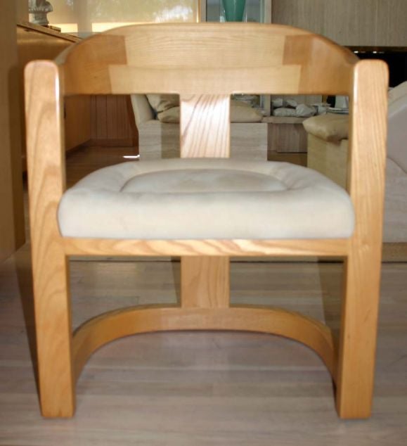 Eight Karl Springer Onassis Dining Chairs
