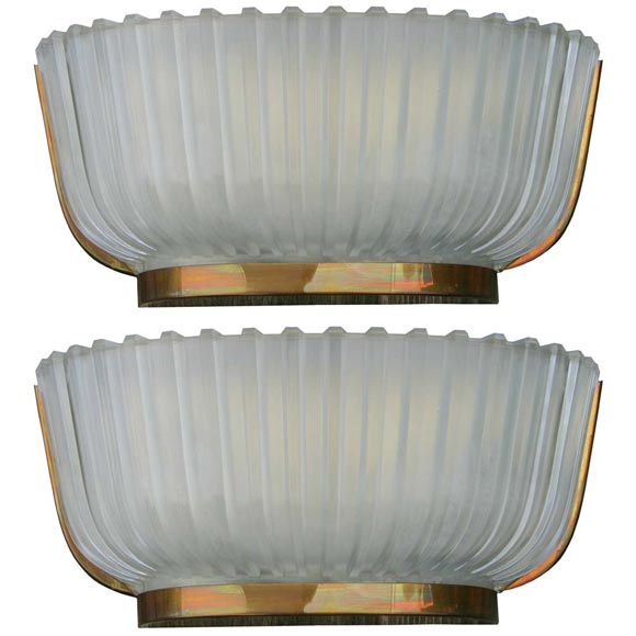 Pair Murano Glass Sconces