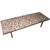 Italian Mosaic Tile Coffee Table