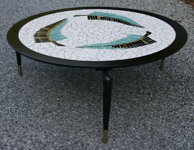 Mid-20th Century Italian Tile Coffee Table