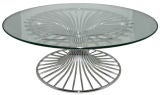 Chrome and Glass Coffee Table