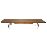 Long John Bench by Edward Wormley, Dunbar - 84 in.