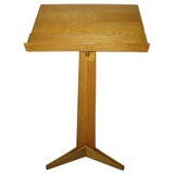 Modern Geometric Solid Oak Podium - France
