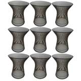 TEN Bronze Occasional Tables - Warren Platner