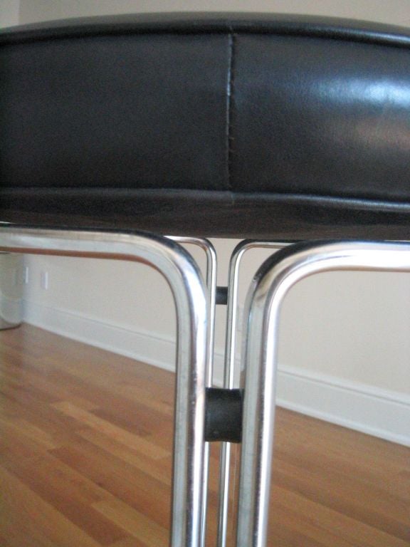 Pair of Bar Stools - by Jorgen Kastholm and Preben Fabricius 1