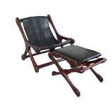 Lounge Chair and Ottoman - After Sergio Rodrigues