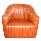 Leather Club Chair - Ward Bennett