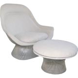 Large Lounge Chair & Ottoman - Warren Platner