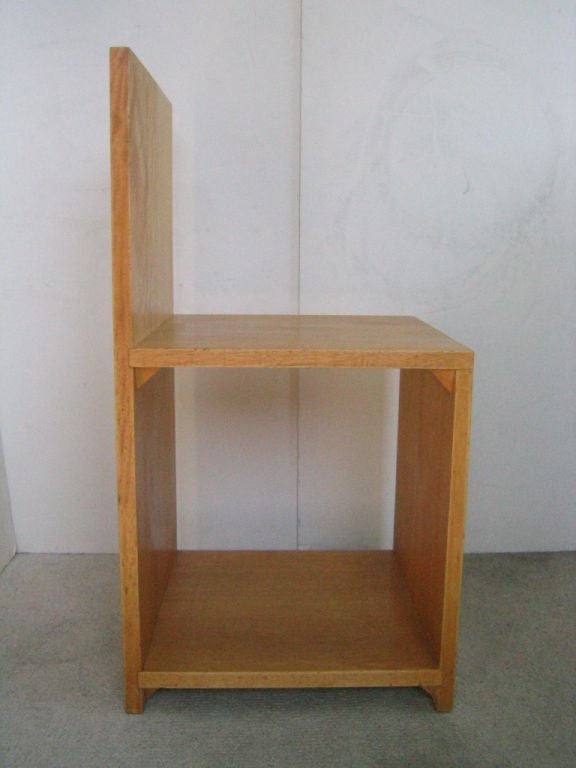 donald judd chair 84