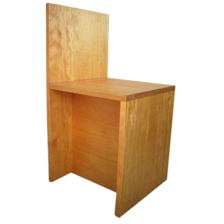 Side Chair - Donald Judd