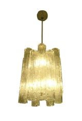 Vintage Tube Chandelier of Murano Glass