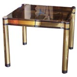 Bronze Table by Karl Springer - Signed