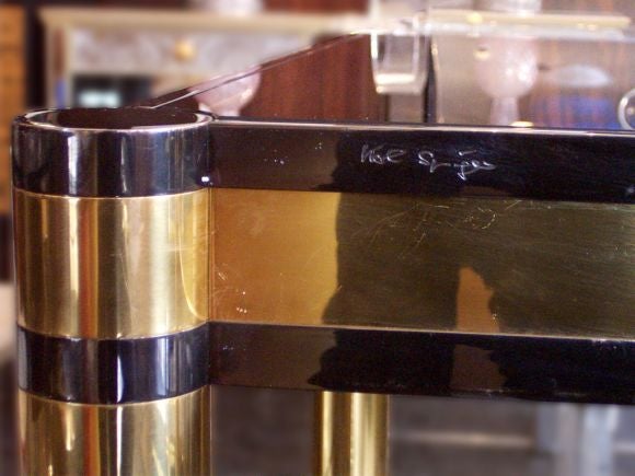 Bronze Table by Karl Springer - Signed
