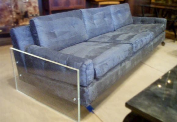 Plexi-Plank Sofa by Vladimir Kagan
