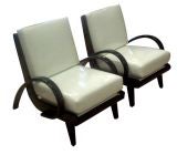 Bentwood Club Chairs designed by Russell Wright