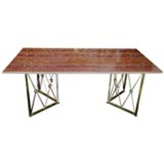 1950s Italian Onyx Desk 11