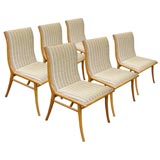 Set of Six Dining Chairs by T.H. Robsjohn-Gibbings for Widdicomb