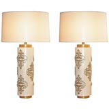 Pair of Chinoiserie Parchment Lamps