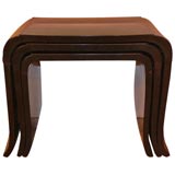 French Art Deco Lacquered Nest of Tables