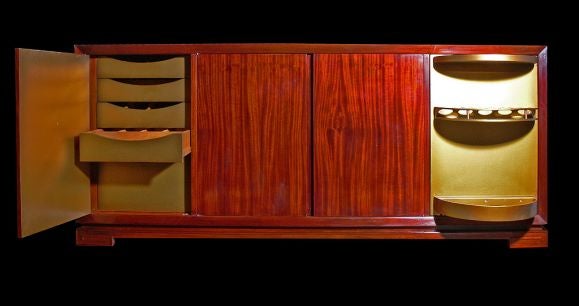 American Mahogany Console by Grosfeld House