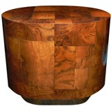 Oval Olive Wood Low-table by Paul Evans
