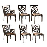 Set of Chinoiserie Horn Chairs
