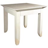 Single Drawer Parchment Table by Karl Springer