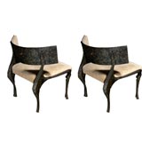 Pair of Klismos Chairs by Paul Evans