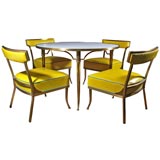 Brass Table & Chairs by Billy Haines