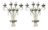 Pair of Italian Brass Sconces