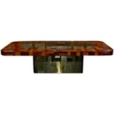 Maple Burl Patchwork Dining Table by Paul Evans