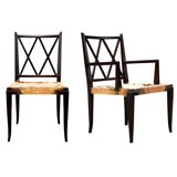 Set of Eight Dining Chairs by Tommi Parzinger