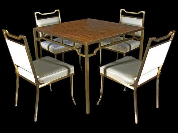 Table and Chair Set by Billy Haines