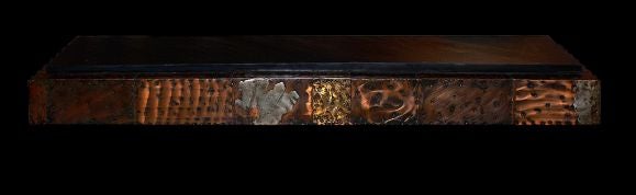Mixed-Metal Console / Shelf by Paul Evans
