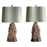 Pair of Gemstone Lamps by Carol Stupell