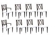Set of Eight Dining Chairs by Tommi Parzinger