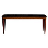 Mahogany Marquetry and Gilded Dining / Library Table Mahogany Marquetry and Gilded Dining / Library Table