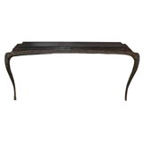 Wall Mounted Sculpted Bronze Console by Paul Evans