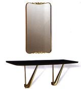 Mirror and Console Table by Fontana Arte