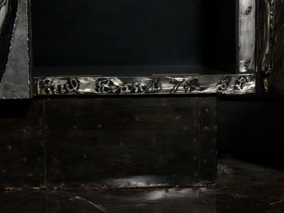 Welded Argente Cabinet signed Paul Evans