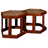 Set of Seven Low Tables by Brown Saltzman