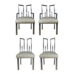 Set of Six Dining Chairs by James Mont