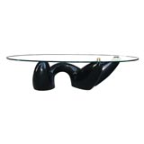 Leda Table in Black by Philippe Jean for Maison Jansen