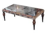 Antique French Mirrored Coffee Table