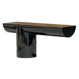 Cantilevered Gold Leaf  Console