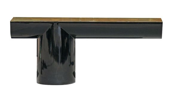Cantilevered Gold Leaf  Console