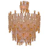 Used Unique Chandelier by Barovier 
Toso for Paul Laszlo