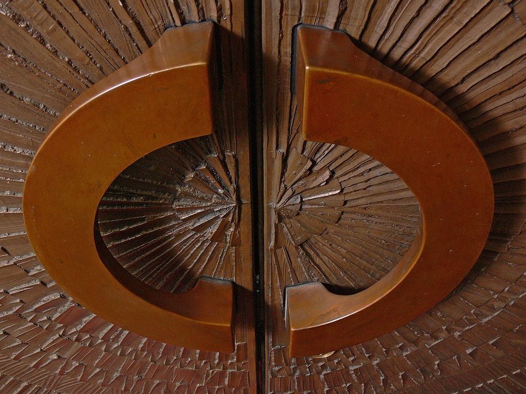 Late 20th Century Heroic Sunburst Doors by McCarroll & Gillespe