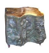 Rare Amorphic Bronze Table by Kelvin LaVerne