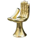 Retro Hand Chair Sculpture by Pedro Friedeberg